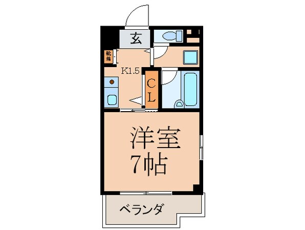 グランデ瓦町の物件間取画像